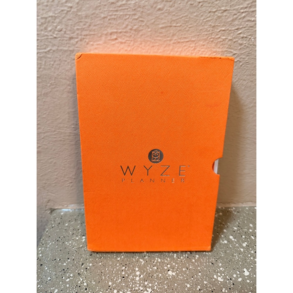 Wyze Planner‎ 3 Month Undated Daily Goal Planner Orange Owl Logo